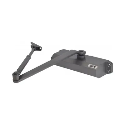 Дверний доводчик Dortec DT-64H Graphite з фіксацією дверей у відчиненому положенні