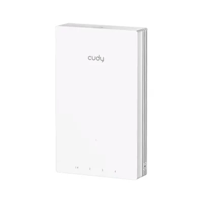 Точка доступу настінна WiFi 6 Cudy AP3000 Wall з підтримкою Mesh дводіапазонна гігабітна AX3000