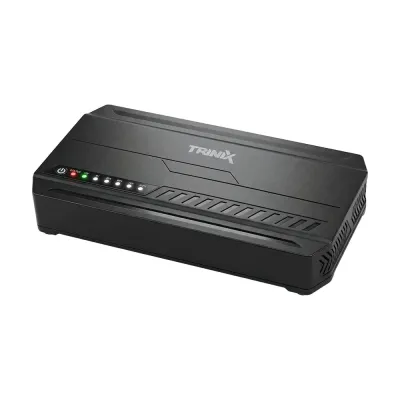 Джерело безперебійного живлення DC UPS Trinix TRX-MUPS-1848 Type-C (24000mAh LiFePo4) 5V/9V/12V/48V/PoE, LiFePo4 4*6Ah, для роутера і медіаконвертера