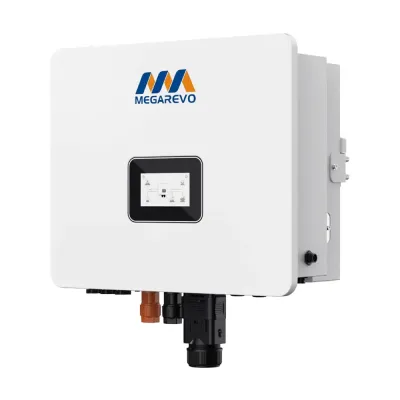 Гібридний однофазний інвертор для сонячних панелей 10kW Megarevo R10KL1DA-G2S 2 MPPT WiFi