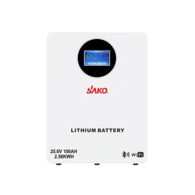 Акумуляторна батарея літій-залізо-фосфатна LiFePO4 100А*год 25.6В 2560Вт*год Sako Li-Sun series SK-25.6V100Ah настінний / підлоговий монтаж