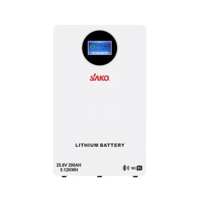 Акумуляторна батарея літій-залізо-фосфатна LiFePO4 200А*год 25.6В 5120Вт*год Sako Li-Sun series SK-25.6V200Ah настінний / підлоговий монтаж