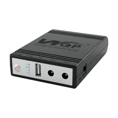 Джерело безперебійного живлення Mini UPS WGP UPS1032 10400mAh 5V/9V/12V, Li-ion 4*2.6Ah, для роутера та оптичного терміналу