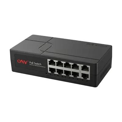 PoE-комутатор некерований 10-портовий ONV ONV-H1108PGBES з 8 портами PoE