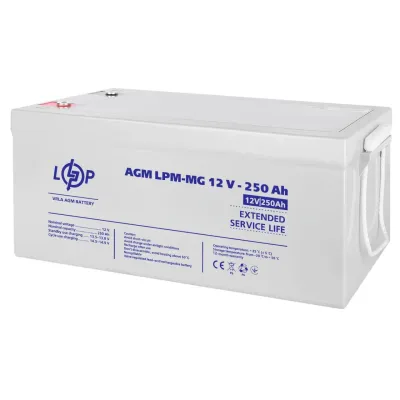 Акумулятор мультигелевий LPM-MG 12V - 250 Ah Уцінка 10.2024