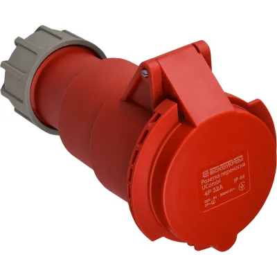 Розетка переносна серії UСombi АСКО-УКРЕМ 4P 32A IP 44