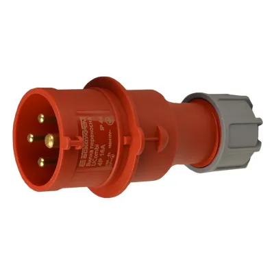 Вилка переносна серії UCombi АСКО-УКРЕМ 4P 16А IP 44