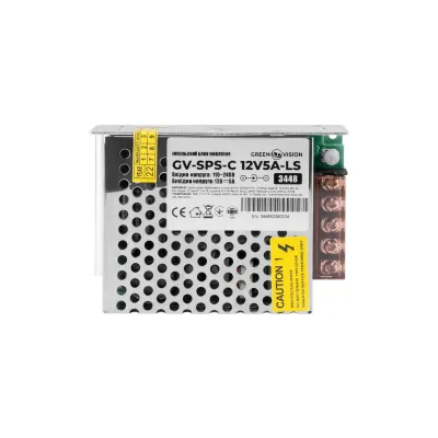 Імпульсний блок живлення GV-SPS-C 12V5A-LS (60W)