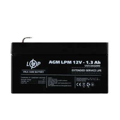 Розпродаж Акумулятор AGM LPM 12V - 1.3 Ah