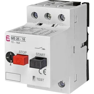Автомат захисту двигуна ETI MS25-16 (10-16 A) (4600110)