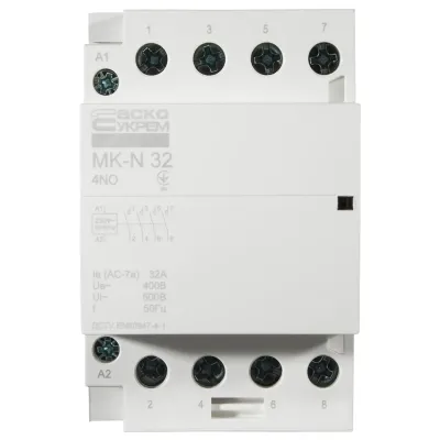 Модульний контактор АСКО-УКРЕМ MK-N 4P 32A 4NO 220V (A0040030032)