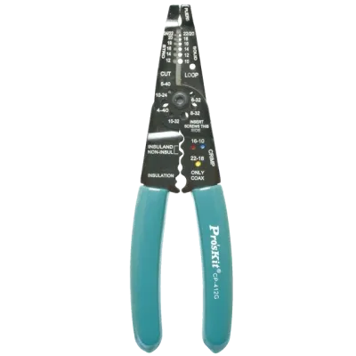Pro'sKit CP-412G Кліщі для обжиму і зачистки