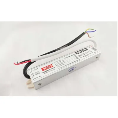 Блок живлення JINBO 30W 220В AC/24В DC IP67 алюміній
