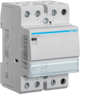 Контактор Hager 40А 230В 3NO (ESC340)
