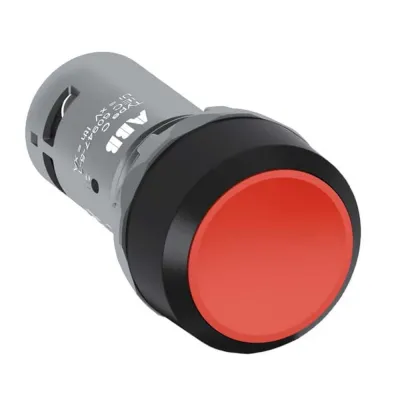 Кнопка плоска червона CP1-10R-01 без фіксації ABB (1SFA619100R1041)