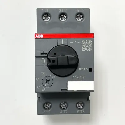 Автомат захисту двигуна ABB MS116-10 (6,3A-10А) (1SAM250000R1010)