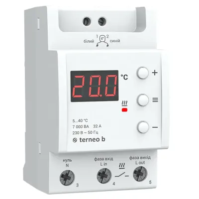 Терморегулятор terneo b на 32 А (4820120221620)