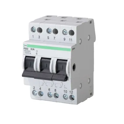 Перемикач навантаження 3p 32А 1-0-2 FSD2 Промфактор (FSD23032)