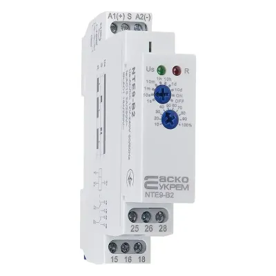 Реле затримки часу на вимкнення АСКО-УКРЕМ NTE9-B2 AC/DC 12-240V (A0010240004)
