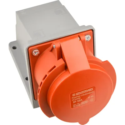 Розетка стаціонарна серії UСombi АСКО-УКРЕМ 5P 32A IP 44