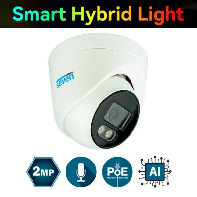 IP-відеокамера 2 Мп вулична SEVEN IP-1012PA white 2,8 мм