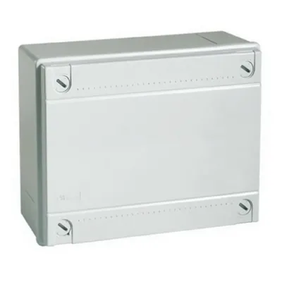 Коробка розподільча ДКС 150х110х70 сіра гладка IP56 (54010)