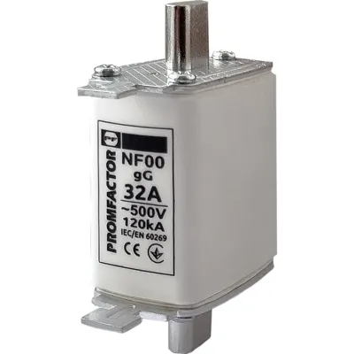 Запобіжник ножовий з плавкою вставкою Промфактор NF00.32A 500V 120kA (NF0032)