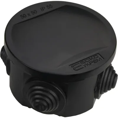 Розподільча  коробка серії UAtmo Jet Black 50*50 (уп. 25шт) (A0150170036)