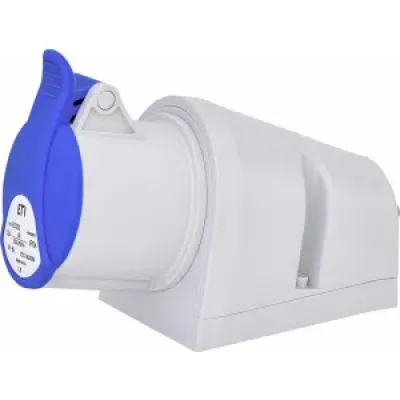 Розетка настінна ETI EZ-3232 IP-44 (32A, 230V, 2P+PE) (4482037)