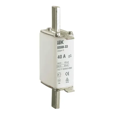 Запобіжник UEK ППНІ-33, NT0, 40 А (DPP20-040)