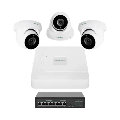Комплект відеоспостереження на 3 камери GV-IP-K-W81/03 5MP