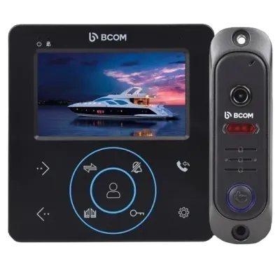 BCOM BD-480M Black Kit Комплект відеодомофона