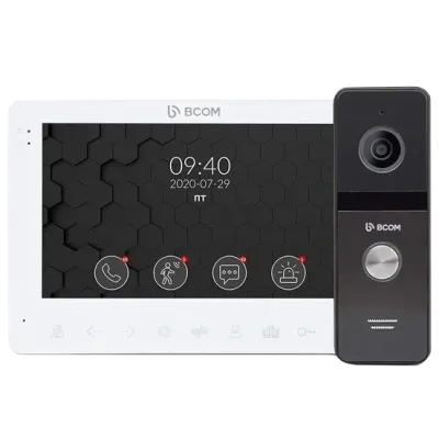 BCOM BD-780FHD White Kit Комплект відеодомофона