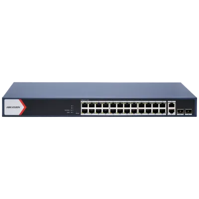 Hikvision DS-3E1528P-EI/M PoE Комутатор 28 портів керований