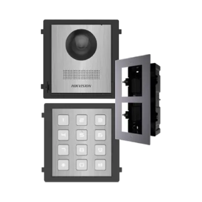DS-KD8003-IME1NS + DS-KD-ACF2/Plastic + DS-KD-KP/S Комплект модулів Hikvision