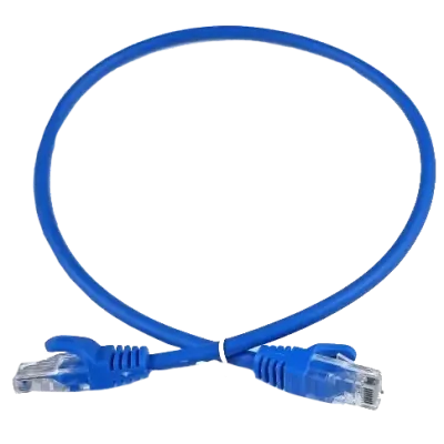 EServer UTP CAT5e Патч-корд блакитний 0.25м
