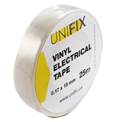 UNIFIX ETU-25W Iзоляцiйна стрiчка бiла 0.17х18 мм 25 м