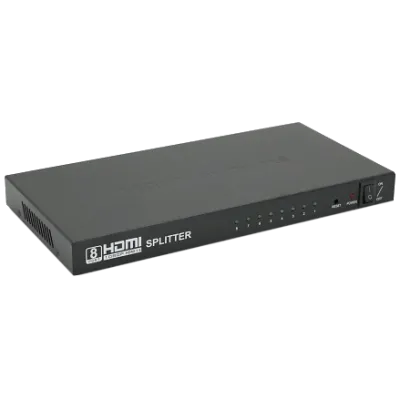 1=>8 порти 4K, 2K, 3D, 1080Р DC5V/2A Активний сплітер