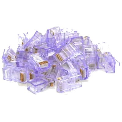 Merlion RJ-45 8P8C UTP Cat-5 (100 шт/уп.) Q100 Violet Конектор