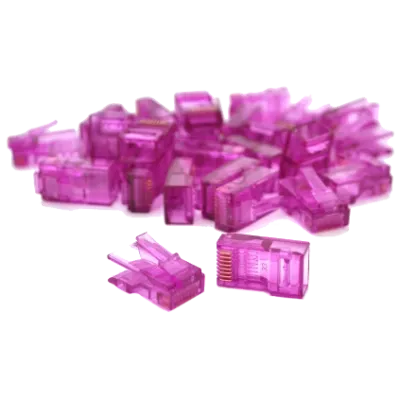Ritar RJ-45 8P8C UTP Cat-5 (100 шт/уп.) Q100 Violet Конектор