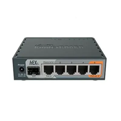 MikroTik hEX S (RB760iGS) 5-портовий Маршрутизатор