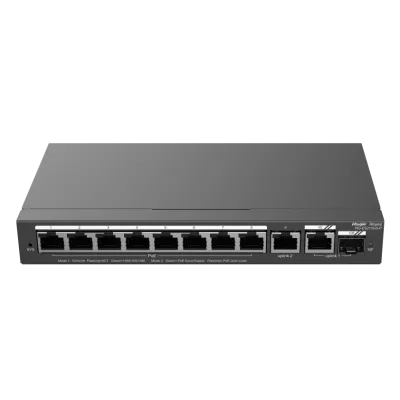 Ruijie RG-ES210GS-P PoE Комутатор 10 портів керований