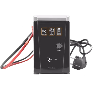 RITAR RTSW-500 LED ДБЖ з правильною синусоїдою 12В, під зовнішній АКБ