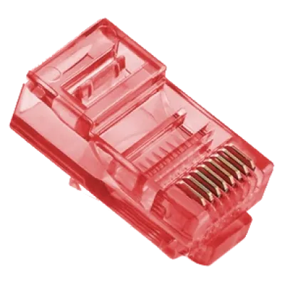 Merlion RJ-45 8P8C UTP Cat-5 (100 шт/уп.) Q100 Red Конектор