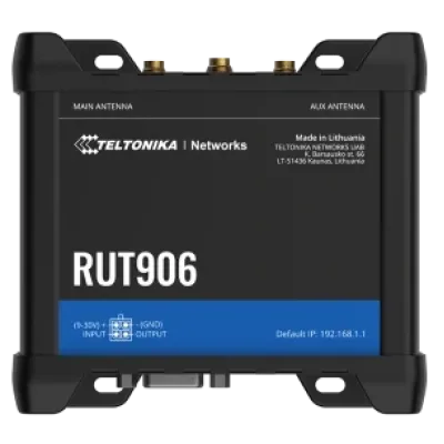 Teltonika RUT906 з 4G LTE, Wi-Fi, RS-232, RS-485 Промисловий стільниковий маршрутизатор