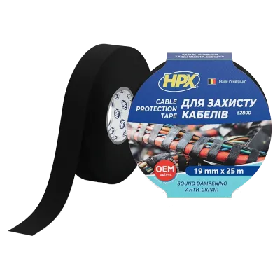HPX TP1910 19мм х 25м Стрічка для жгутування та захисту кабелів