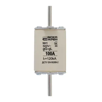 Запобіжник NH1 100A gG АСКО-УКРЕМ (A0050010028)