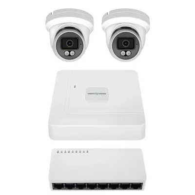 Комплект відеоспостереження на 2 камери GV-IP-K-W100/2 6MP
