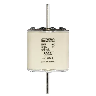 Запобіжник NH3 500A gG АСКО-УКРЕМ (A0050010040)