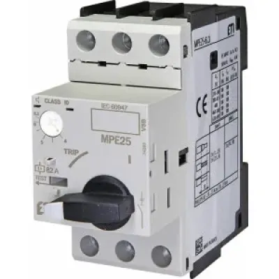 Автомат захисту двигуна ETI MPE25-6,3 (2,2 kW, 4 - 6,3A) (4648009)